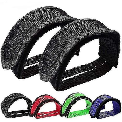 Sangles de pédales pour vélos à pignon fixe - Fixation facile par Velcro (1/5)
