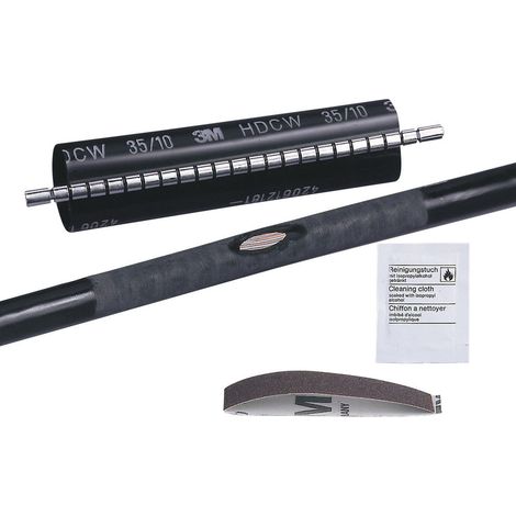 3M HDCW-35/10-500 Warmschrumpf-Verbindungsgarnitur ohne Schraubverbinder Kabel-Ø-Bereich: 10 - 35 m (1/2)