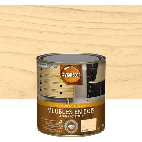 Vernis protecteur pour les meubles intérieurs en bois - aspect mat incolore 0,5 L (1/5)