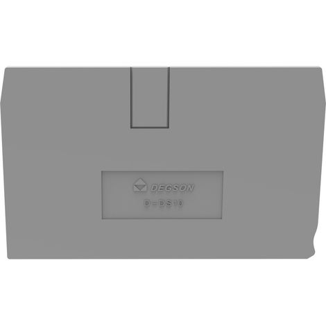 Degson D-DS10-01P-11-00A(H) Abschluss Zwischenplatte  Grau 1 St.