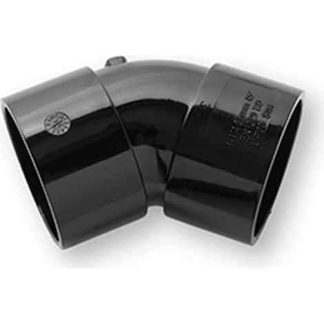 Primaplumb 32mm 45 Deg Obtuse Bend Black Durable Plumbing Fitting