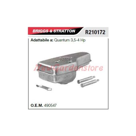 Marmitta silenziatore B&S tagliaerba rasaerba tosaerba QUANTUM 3.5 4 HP R210172
