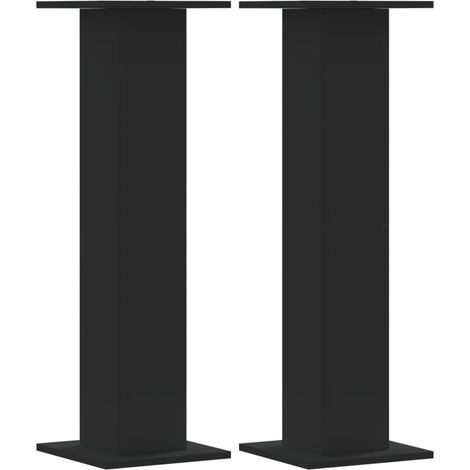 Speaker Stands 2 pcs Black 30x30x95 cm Engineered Wood vidaXL