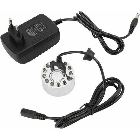 Ventilateur et brumisateur extérieur12 LED Fabricant de brumisateur à ultrasons Fontaine Mist Maker DC 24V (1/5)