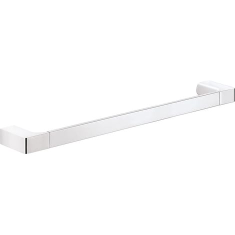 Gedy G-Kuala Lumpur Porta Asciugamani CM.45, Colore Cromo, Componenti Realizzati in Cromall, Ottone e Vetro, Garanzia 2 Anni, Misure 2,5 x 45 x 6,6 CM e Peso 0,556 kg, Design R&S, Cromato, 45 cm (1/4)