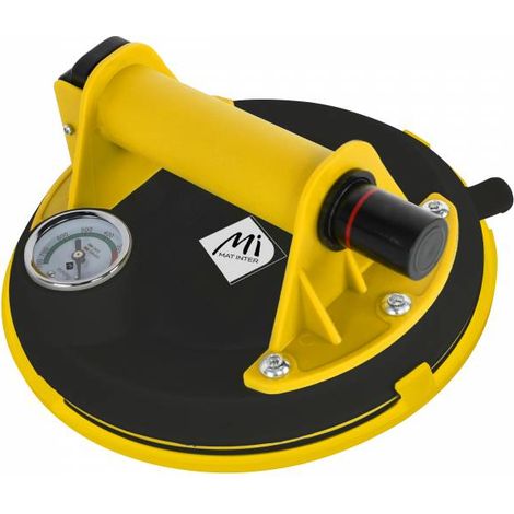 MAT INTER - Ventouse pompe manuelle + Manomètre + Couvercle + Valise - 200mm toute surface