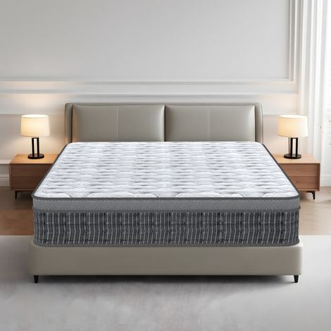 Matelas 160x200 cm,Épaisseur 25 cm.Matelas Ressorts en Sachets Individuels + Mousse Mémoire, Soutien 10 Zones (1/5)