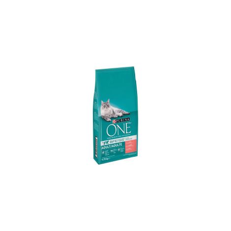 PURINA ONE ADULT Chat Saumon Croquettes pour chat au saumon 9,75 kg (1/5)
