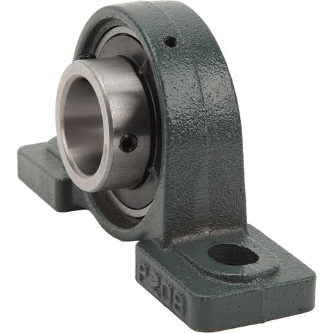 Stehlager mit massivem Sockel, dunkelgrünes Gehäuse mit 1‐1/2″ Bohrungsdurchmesser für Landmaschinen (1/5)