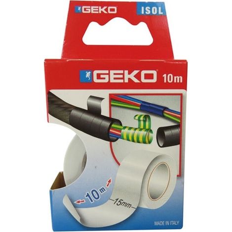 RUBAN ISOLANT ELECTRIQUE 15MMX10M BLANC