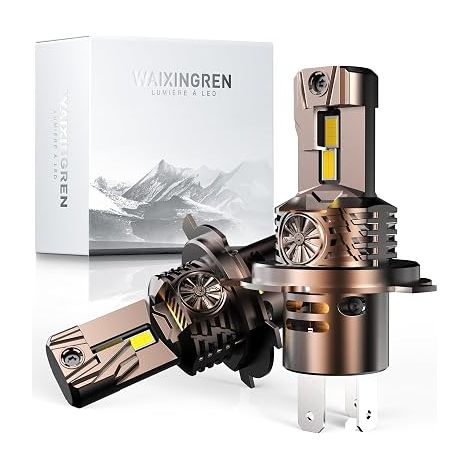 H4 Car Led Bulb 32000LM, 100W 6500K Light (1/5)