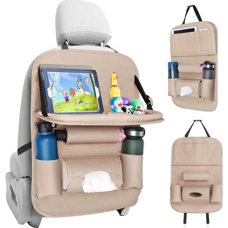 Borsa portaoggetti posteriore per sedile auto, design multi-tasca impermeabile, adatto per l'archiviazione di tablet/telefono, borsa multifunzionale per l'archiviazione in auto (1/5)
