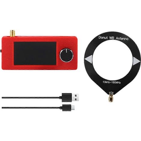 SI4732 Pocket Radio 10-180Mhz SMA Interface Mini Loop Antenne 1.9inch IPS Écran LSB USB AM FM Mini Radio (1/5)