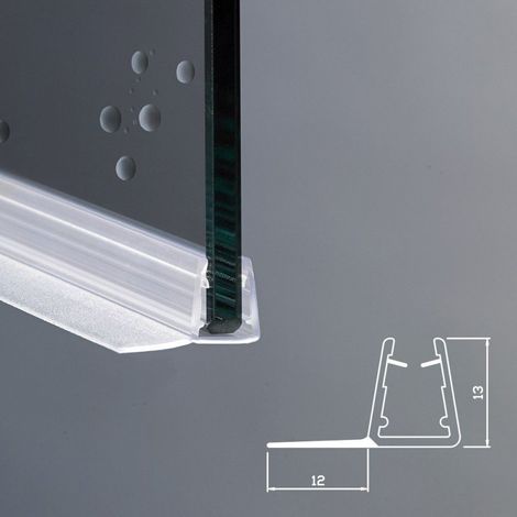 Guarnizione Box Doccia Ricambio Verticale Vetro 6mm 8mm EC-12-404