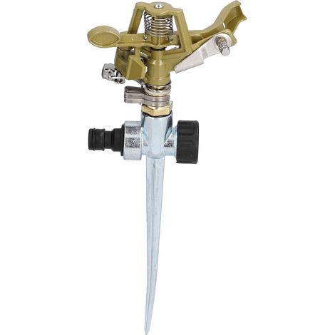 Arroseur de Pelouse, Arroseur d'eau Automatique à Rotation à 360 ° pour Jardin, Outil D'arrosage pour Jardin, Outil D'arrosage d'eau pour Fleur de Jardin(Metal) (1/5)