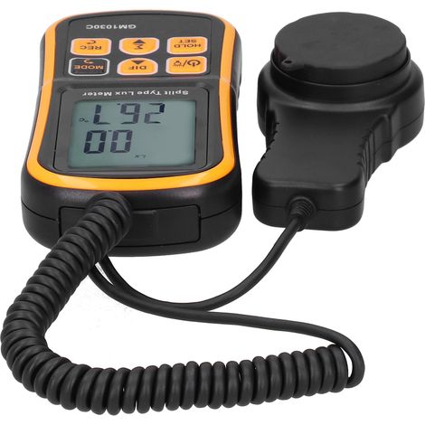 GM1030C Digitales Lichtmessgerät 0200.000 lx, hochpräzises, tragbares Luxmeter mit automatischer Bereichswahl und Photometer (1/5)