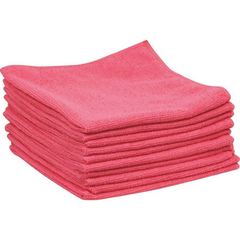 Microfibre 200 g/m² 380x380mm fuschia - lot de 10 pcs KARZHAN - 14000