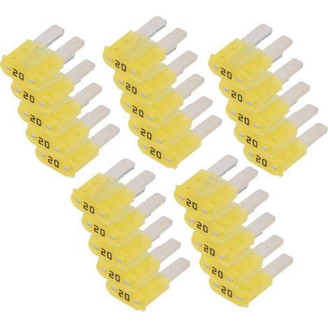 Micro Fusible a broches 20A par 25