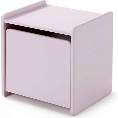 Table de Chevet Enfant "Kiddy" 40cm Rose (1/2)