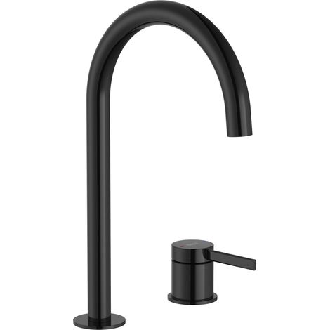 ROCA A5A389ECN0 ONA Mezclador Lavabo con Maneta de Repisa Negro Titanio - ref: A5A389ECN0