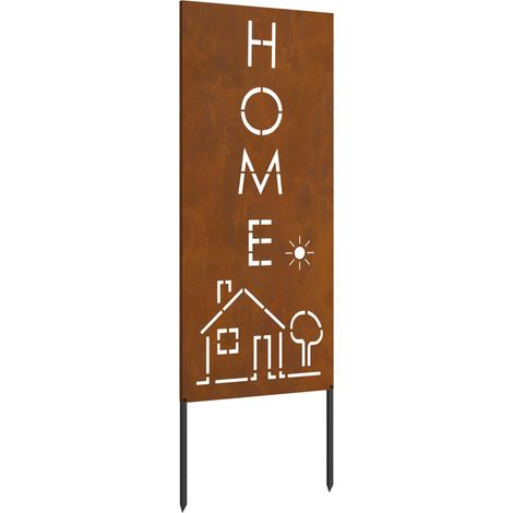 Écran de confidentialité de jardin Fretwork Rouillé 50 x 140 cm (1/5)