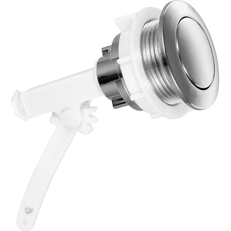 Bouton du réservoir WC et Finition Soignée, Blanc, ABS (1/5)