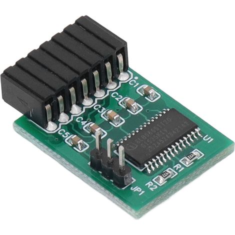 Module de sécurité 14 broches TPM 2.0, carte de cryptage à distance avec interface SPI, compatible Asrock. (1/5)