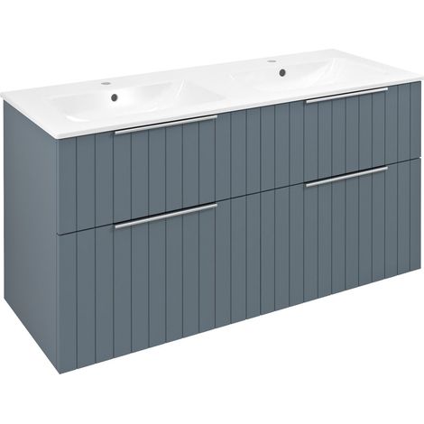 CIRASA STRIP meuble vasque 118,4x64x46cm, sienne