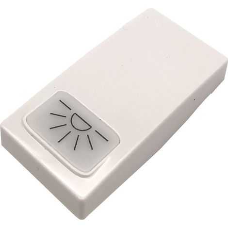 Coperchio pulsante luce bianco serie T2 Tot Electric 466487