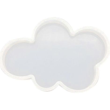Ensemble de moules à sous-verres en silicone - 6 formes : nuage, carré, rectangle, ellipse, cœur, rond - Silicone alimentaire réutilisable pour loisirs créatifs avec résine époxy, 2 tailles de chaque. (1/5)