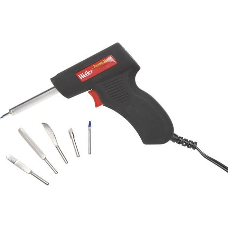 Weller TB100EU Saldatore a pistola 230 V 130 W Stilo, Forma a scalpello, Punta per tagliare funi, Punta per tagliare sp