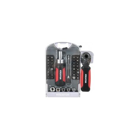 Tournevis Porte-embouts A Cliquet + Cliquet Caractéristiques Coffret De 40 Pièces (1/5)