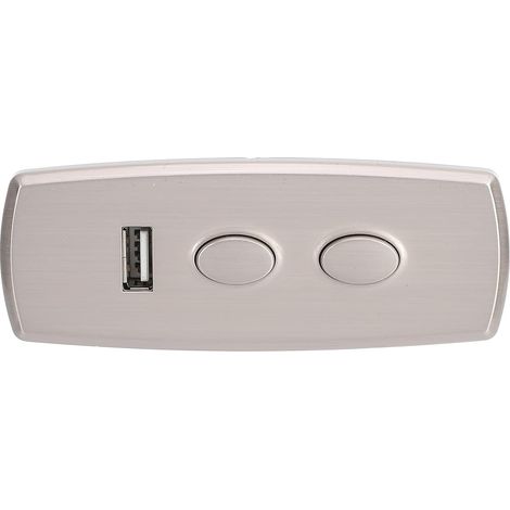 Interrupteur Inclinable électrique, Matériau Abs, Contrôleur à 2 Boutons et 5 Broches, Port USB pour Fauteuils Inclinables Paresseux et Canapés électriques (1/5)