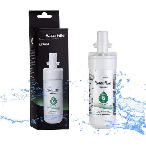 Pièces détachées pour réfrigérateur LT700P - Filtre à eau de remplacement pour réfrigérateur, capacité de 6 mois/200 gallons (NSF42 et NSF53) ADQ36006101, ADQ36006113, ADQ75795103 ou AGF80300702, blan (1/3)