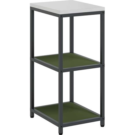 Étagère de rangement de cuisine avec étagère Vert olive Acier CFW75248 (1/5)