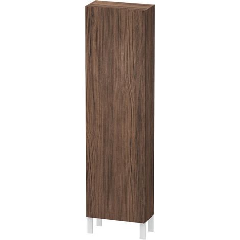 L-CUBE mobile 500x243x1760mm apertura destra noce scuro