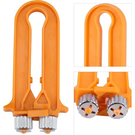 2-in-1-Bienenstockdrahtspanner, Crimpzange und Drahtzieher, Imkerwerkzeug für Brutkästen, robustes Metall, professioneller Einsatz (1/3)