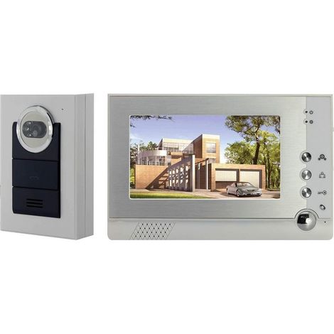 TRADE SHOP - Kit Video Citofono Videocitofono Monitor 7" Telecamera Ir Giorno Notte - (1/5)