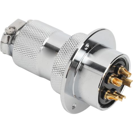 30-mm-Luftfahrtstecker, 5-poliger elektrischer Adapter für Industrieanlagen, Maschinenstecker (männlich/weiblich) (1/5)