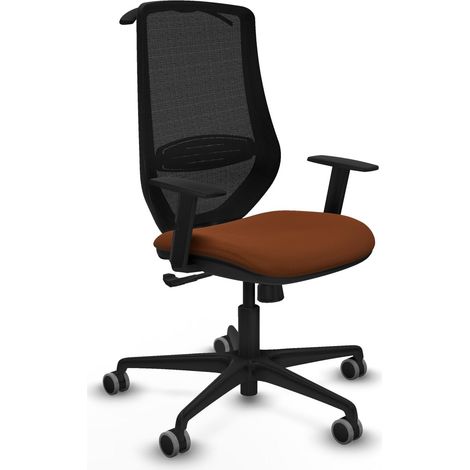 Piqueras-y-crespo Ergonomischer Bürostuhl Mardos in Braun und Schwarz (1/3)