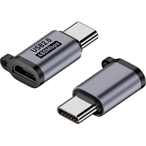 Adaptateur Micro USB Femelle vers Type-C Mâle (Lot de 3) - Charge Rapide & Transfert de Données (1/3)