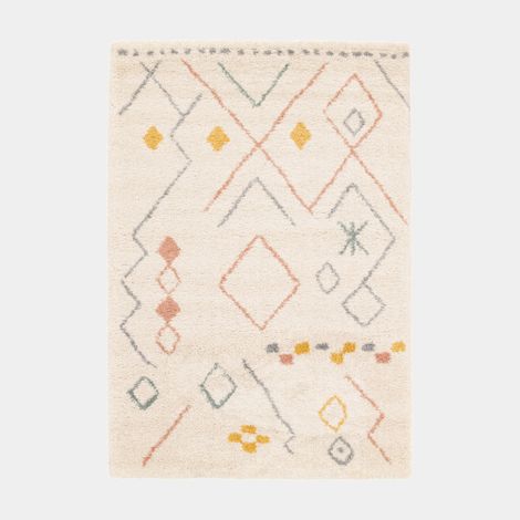 Tapis motif berbère - Sakari - Couleurs pastel - 120 x 170 cm (1/5)