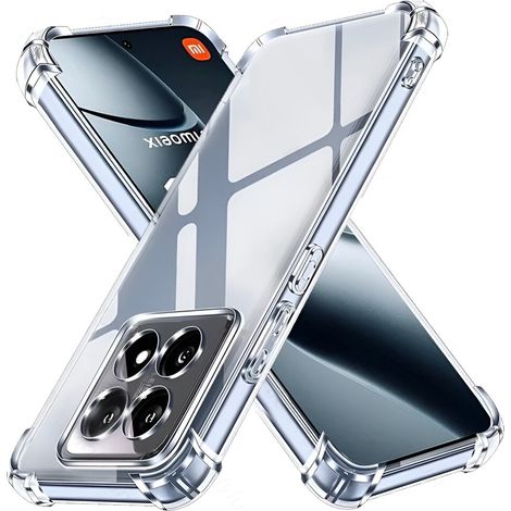 Étui pour Xiaomi 14T, résistant aux chutes, transparent (1/5)
