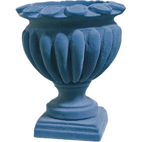 Pot de fleurs miniature pour maison de poupée, modèle de colonne romaine miniature, jouet en résine, accessoires miniatures pour micro-paysage-Blue