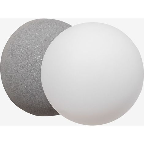Lampada da parete in cemento con sfera di cristallo Bublik SKLUM            