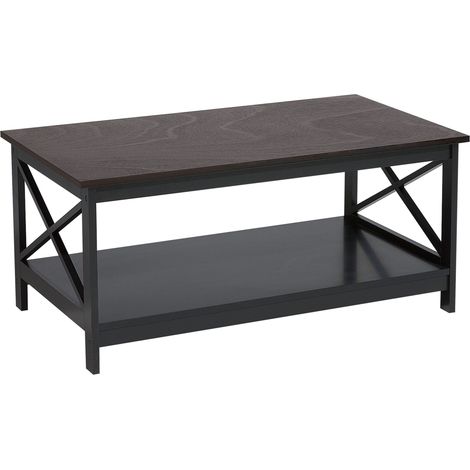 Mobiletto in laminato nero design vintage Foster