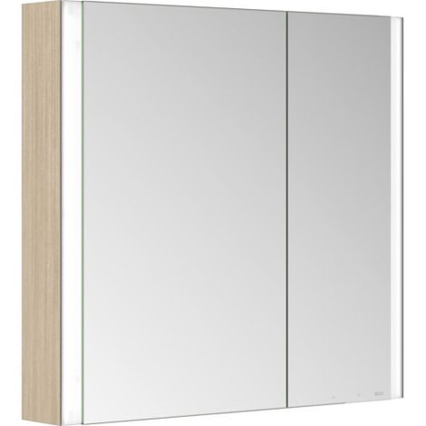 KEUCO SOMARIS Spiegelschrank Wandvorbau 2-türig, asymetrisch, mit (1/5)