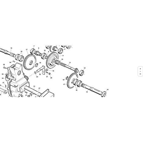 ALBERO PIGNONE Z13 - Z15 ORIGINALE KUBOTA GIANNI FERRARI 00777301007