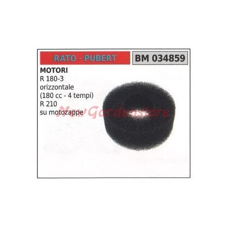 Spugna filtro aria RATO per motore motozappa R 180-3 orizzontale 034859