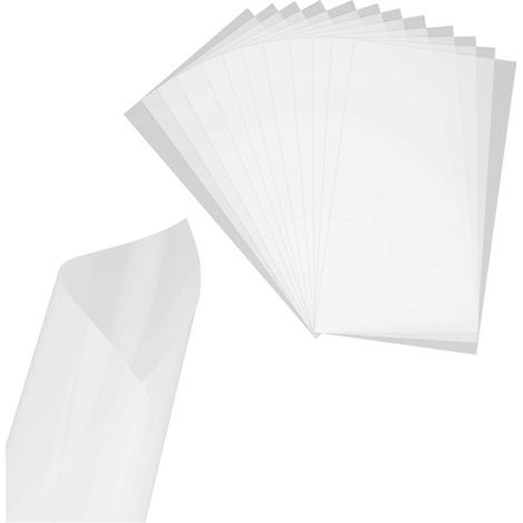 12 feuilles de pochoirs vierges (10 x 12 pouces) translucides laiteux, 10 feuilles vierges de 12 x 24 pouces (1/5)
